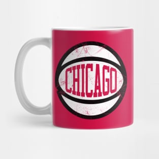 Chicago Retro Ball - Red Mug